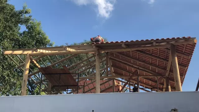 Estrutura de Telhado em Madeira