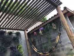 Pergolado de Eucalipto Simples em São Paulo